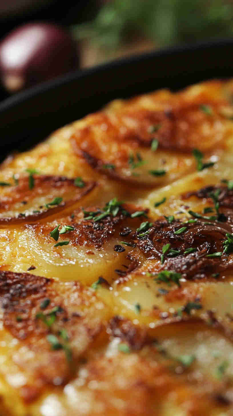 Crispy Potato and Onion Frittata