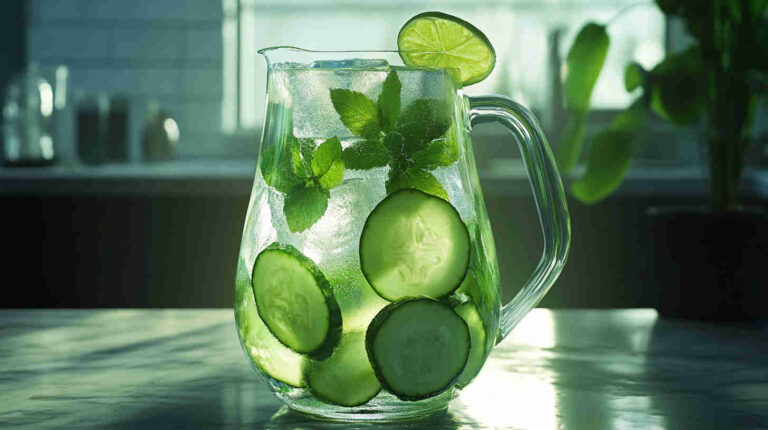 Cucumber-Mint Infused Water