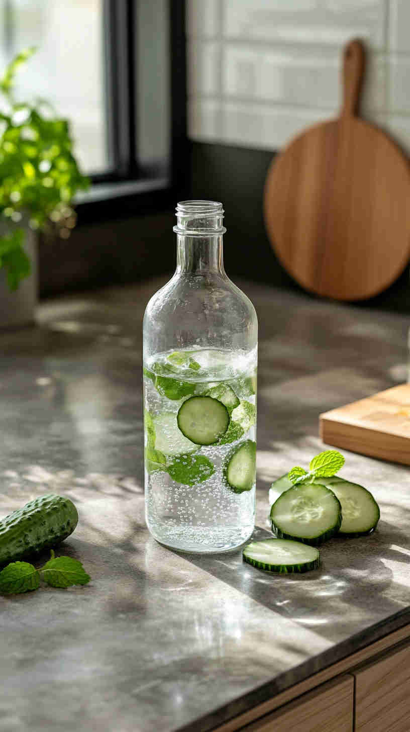Cucumber-Mint Infused Water