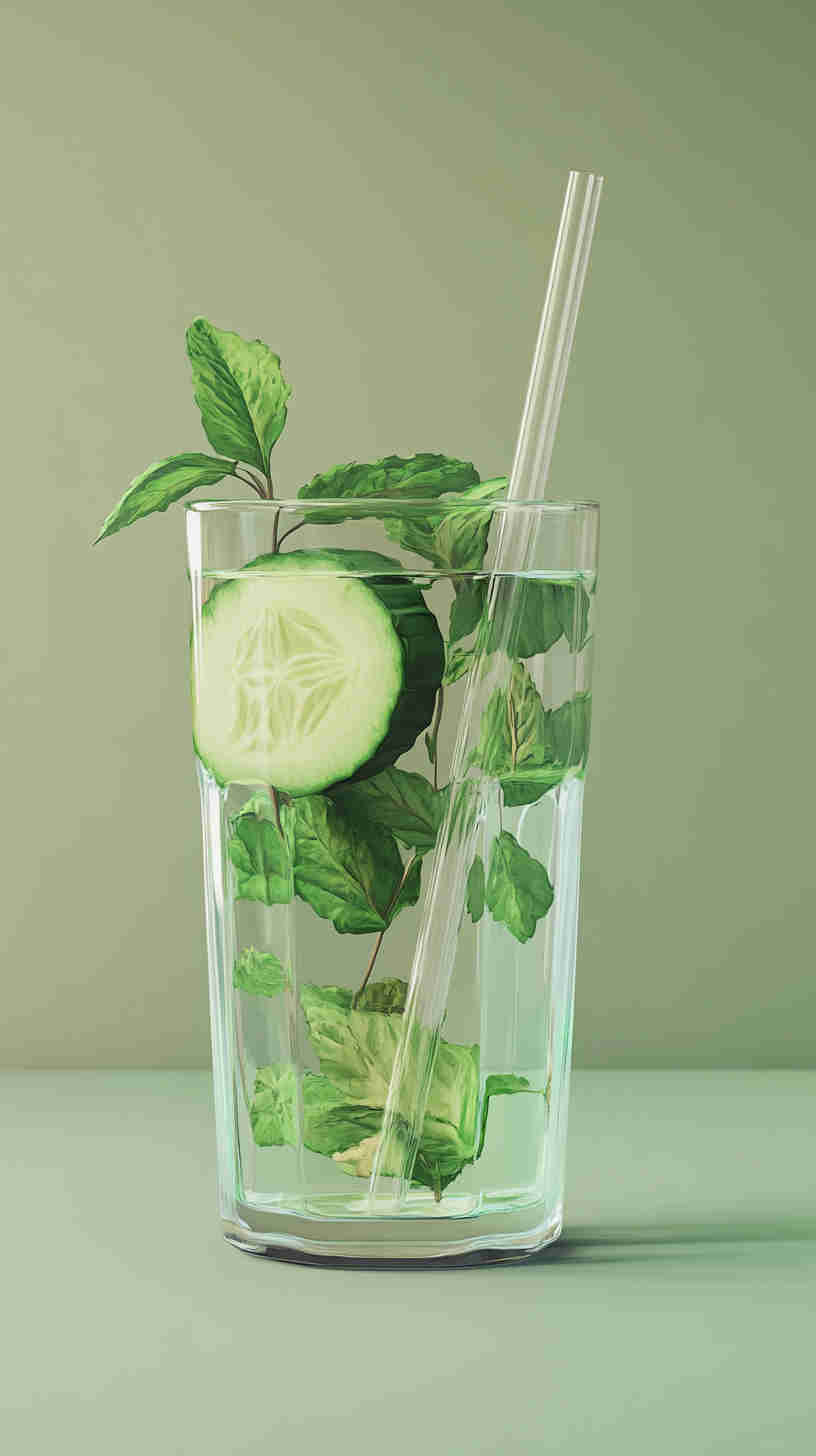 Cucumber-Mint Infused Water