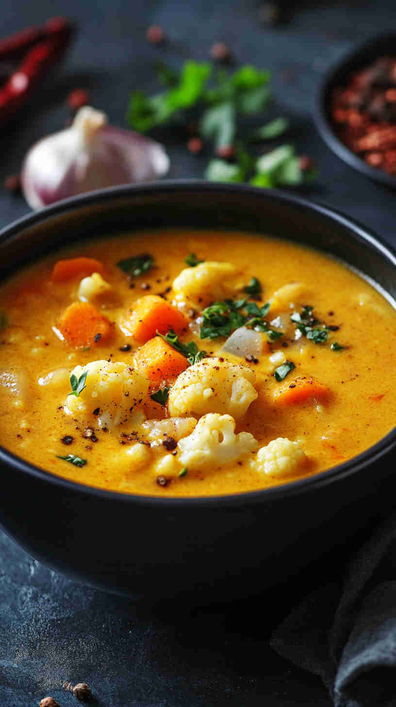 Curried Cauliflower Soup
