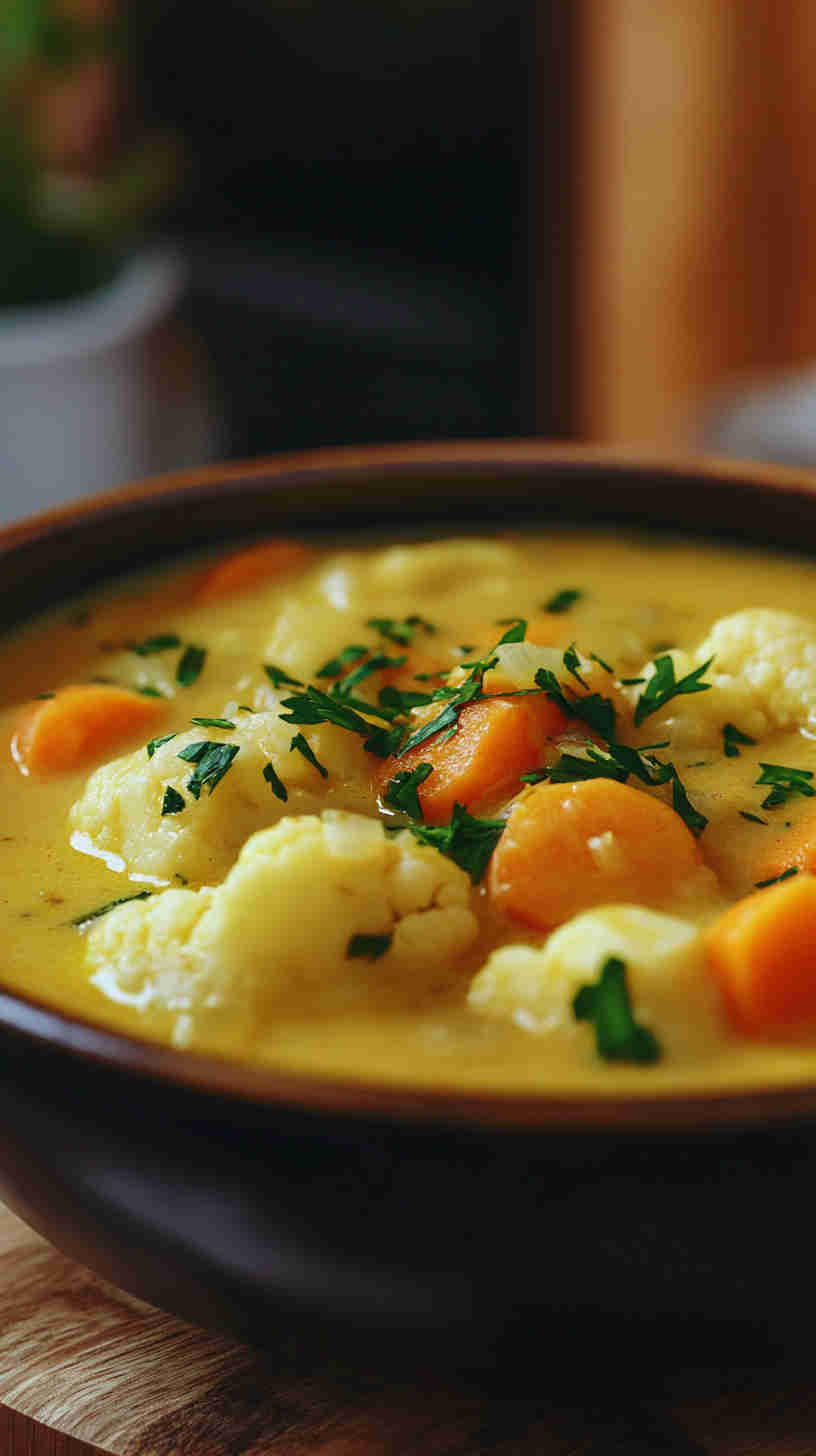 Curried Cauliflower Soup