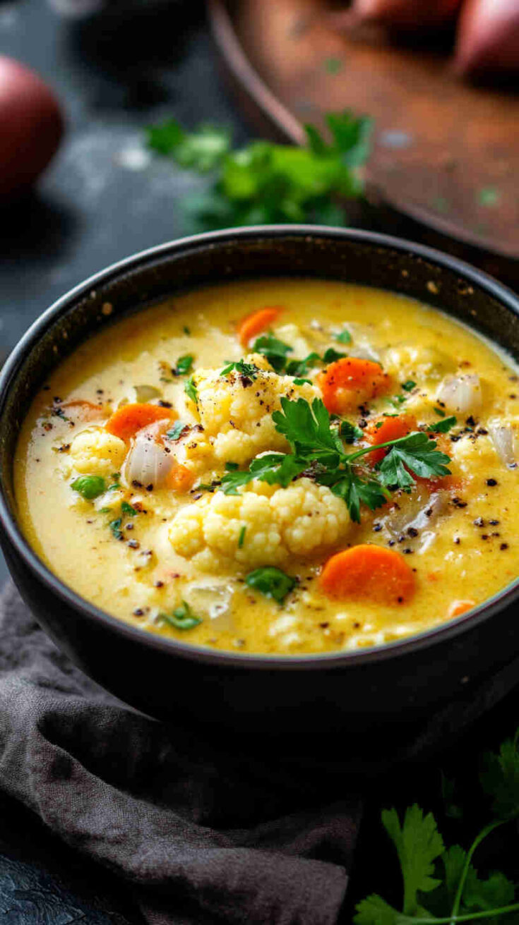 Curried Cauliflower Soup