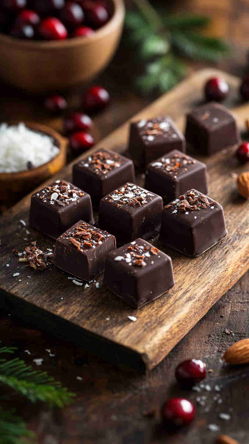 Dark Chocolate Almond Protein Bites