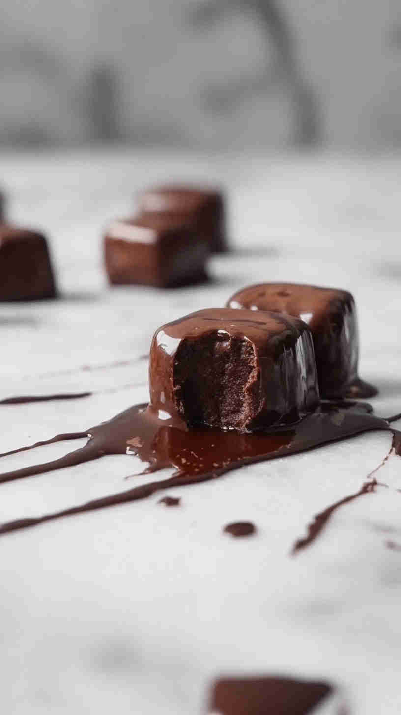Dark Chocolate Almond Protein Bites