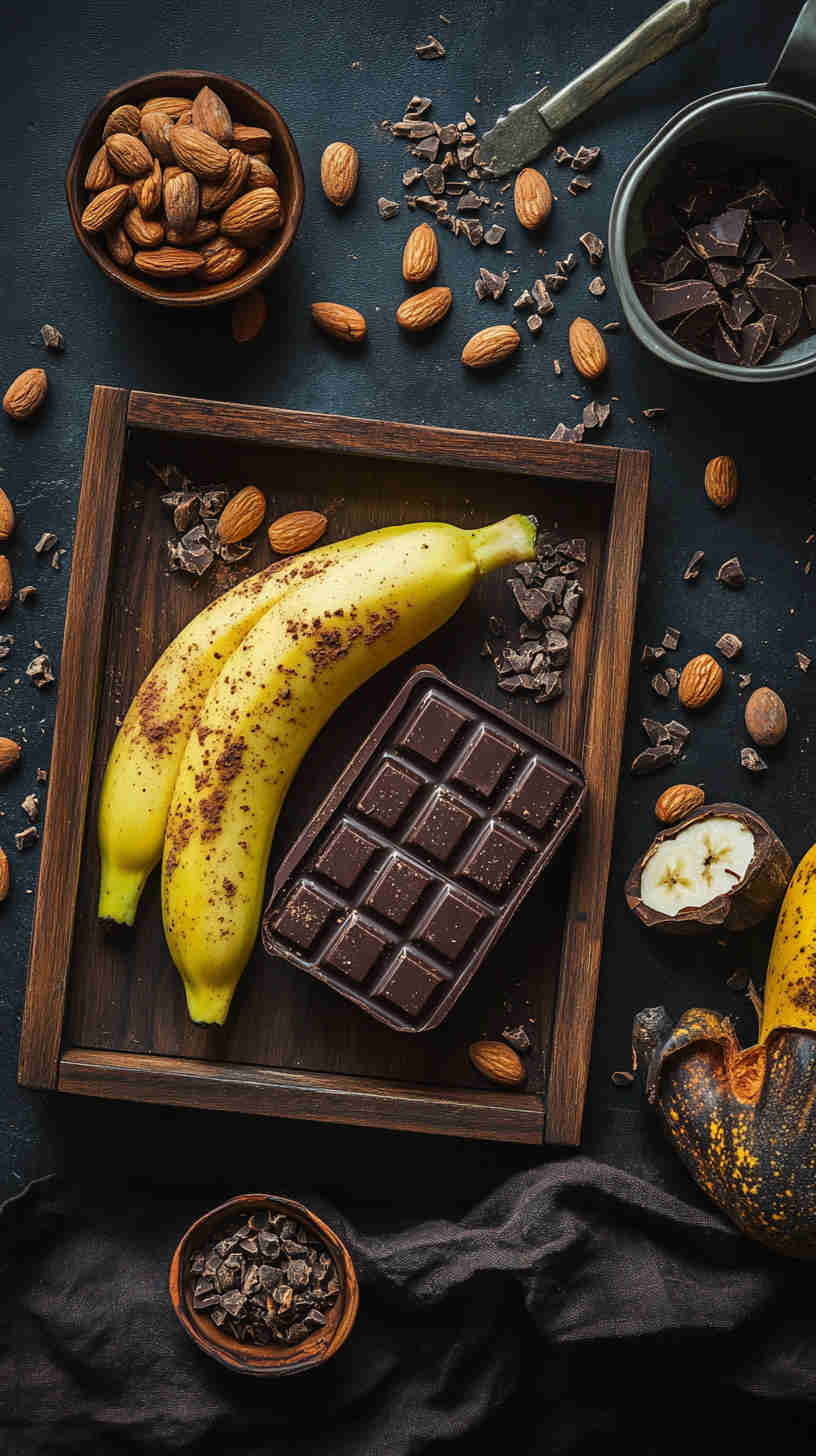 Dark Chocolate Banana Protein Shake