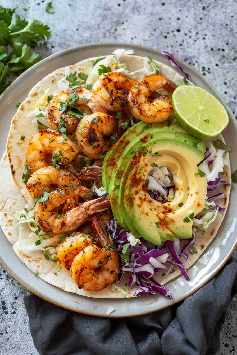 Easy Cajun Shrimp Tacos