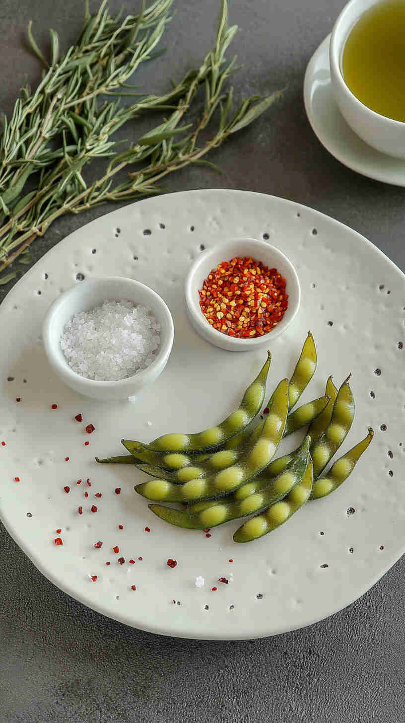 Edamame with Sea Salt