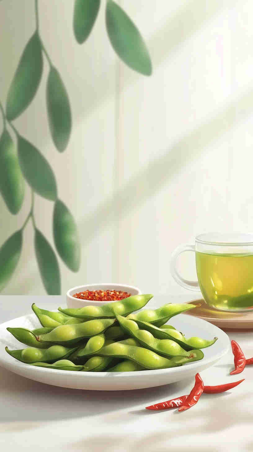 Edamame with Sea Salt