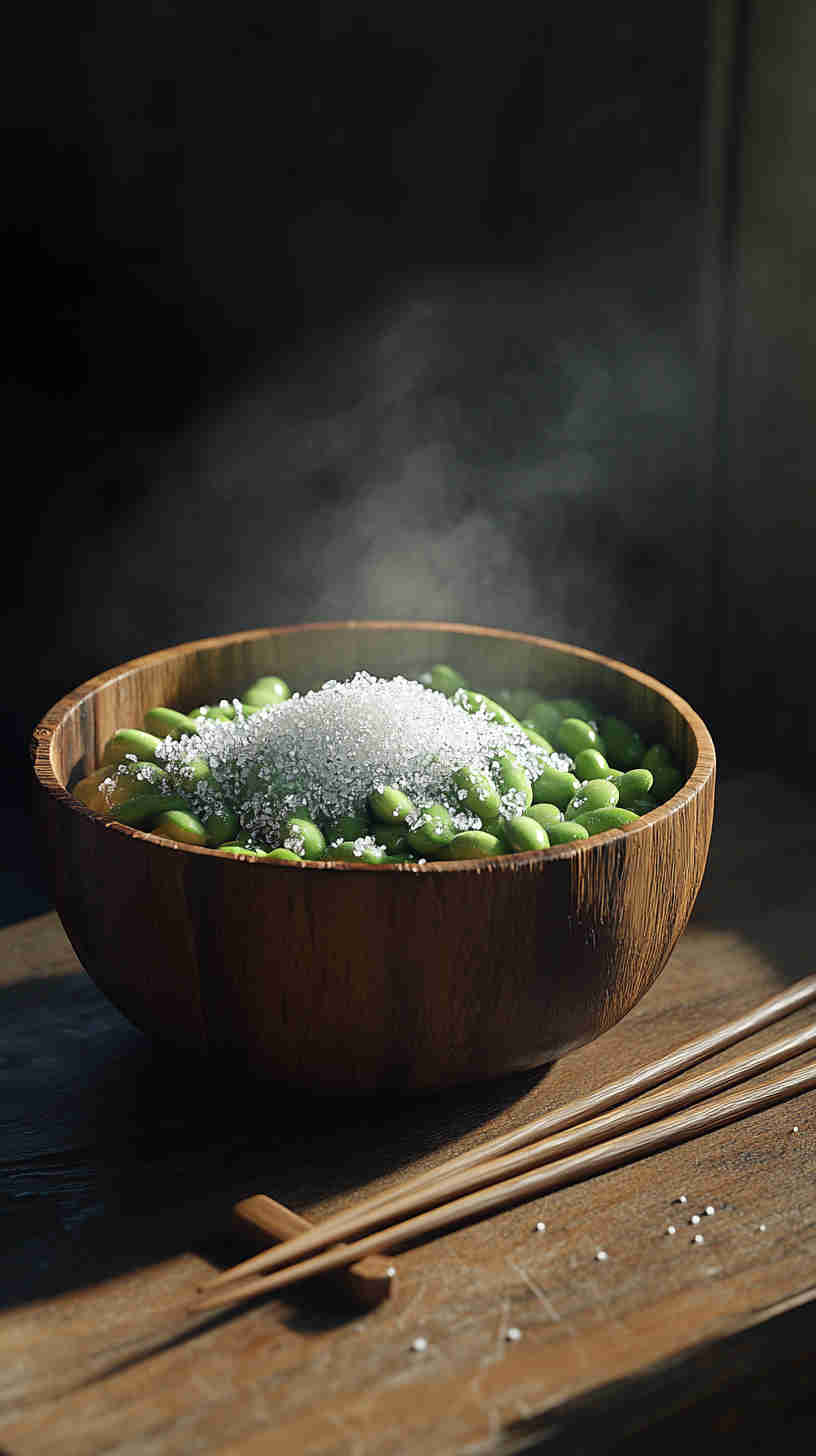 Edamame with Sea Salt