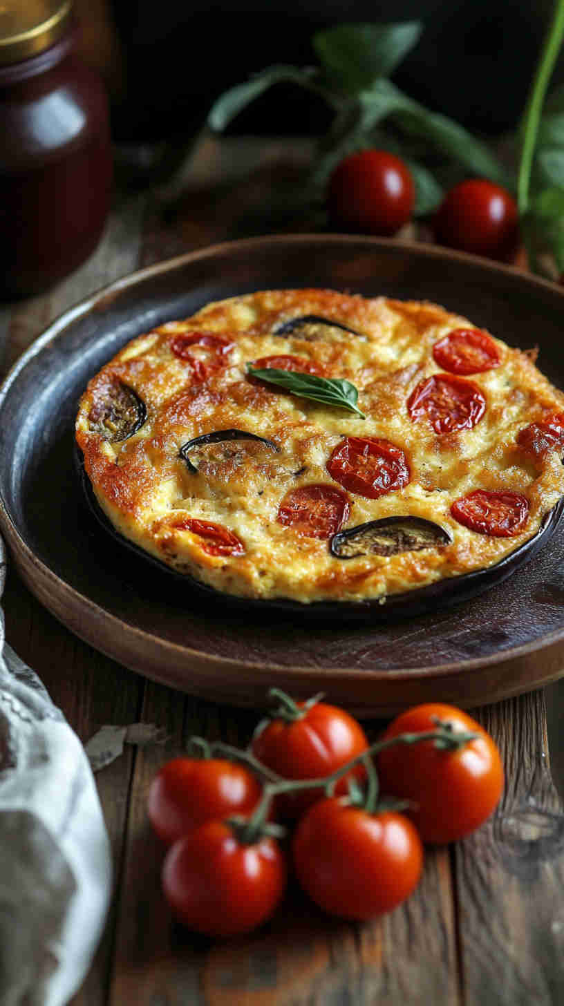 Eggplant and Ricotta Frittata