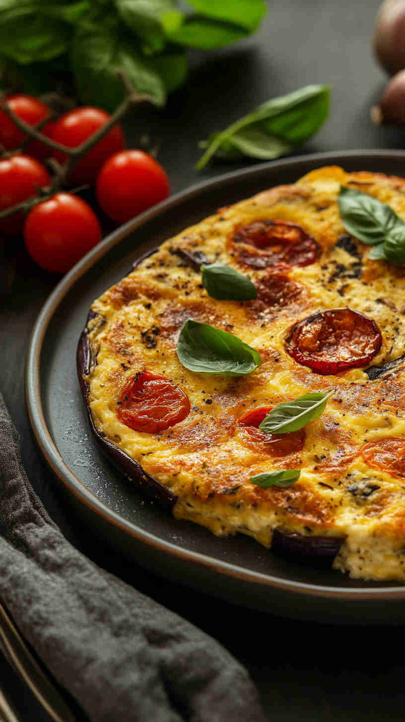 Eggplant and Ricotta Frittata