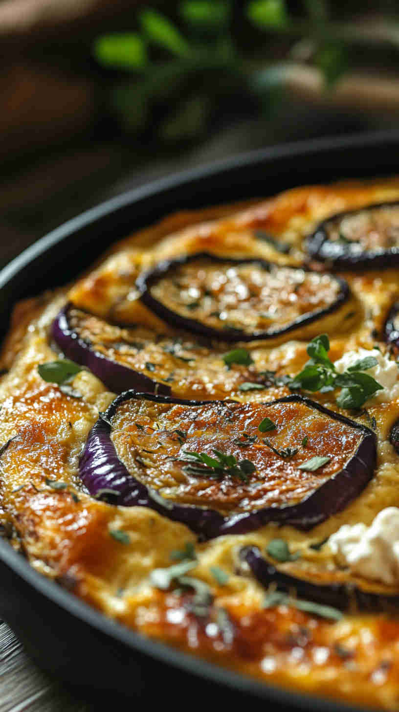 Eggplant and Ricotta Frittata