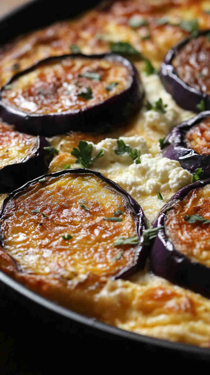 Eggplant and Ricotta Frittata