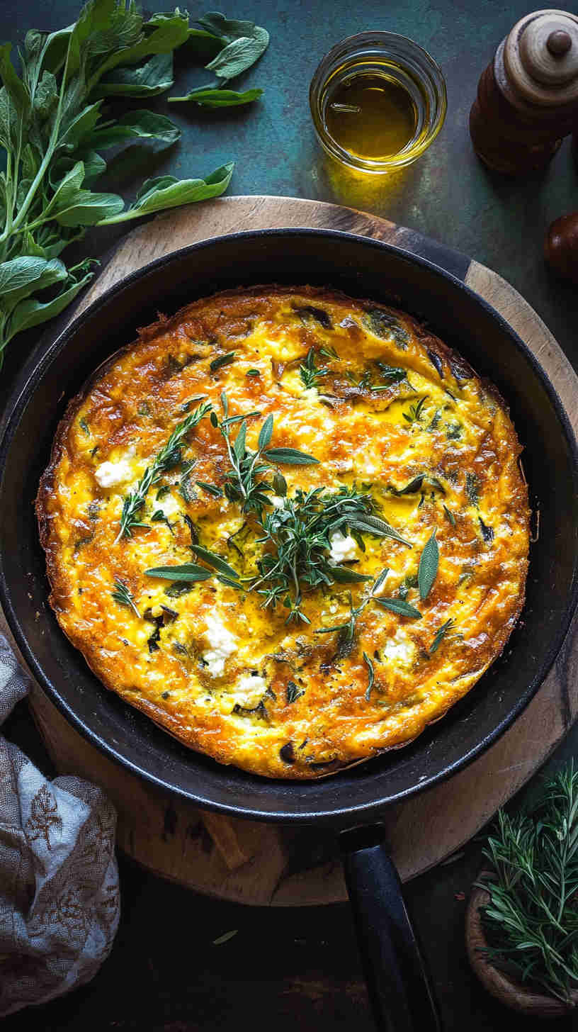 Eggplant and Ricotta Frittata