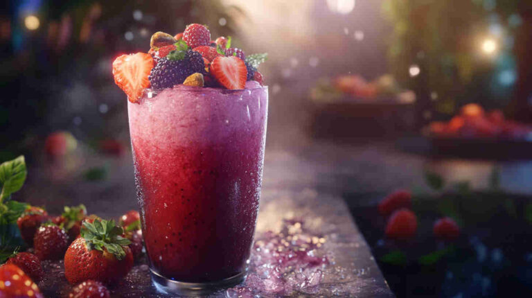 Frozen Strawberry Acai Refresher