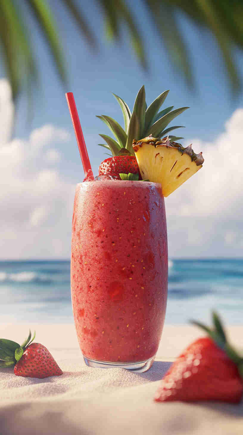 Frozen Strawberry Acai Refresher