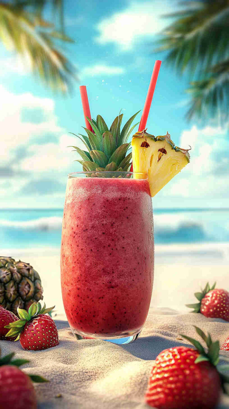 Frozen Strawberry Acai Refresher