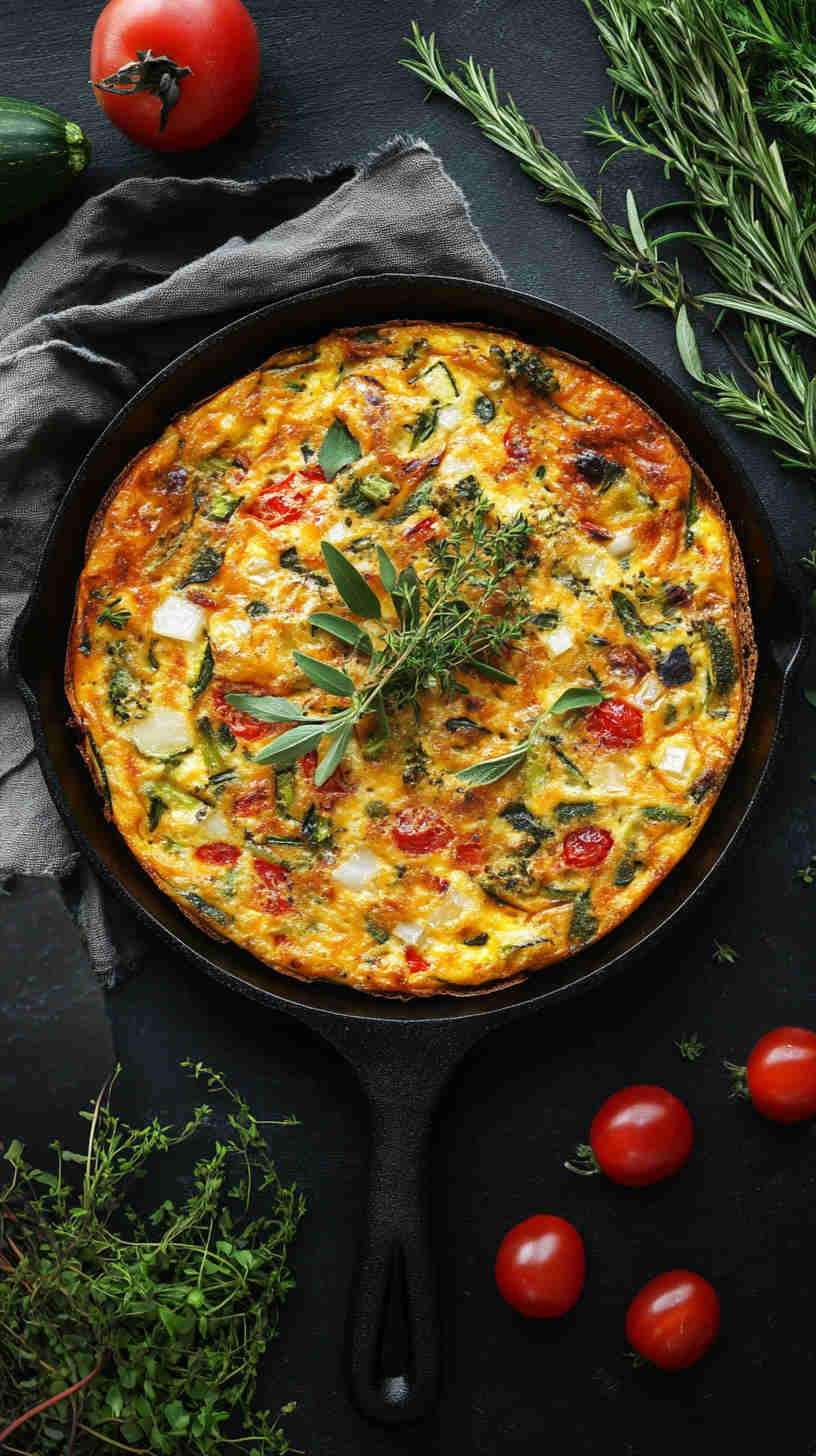 Garden Fresh Veggie Frittata