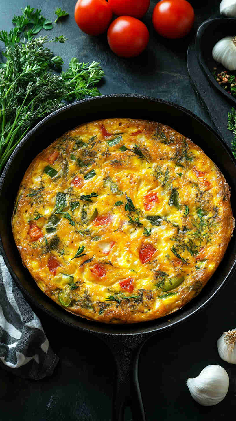 Garden Fresh Veggie Frittata