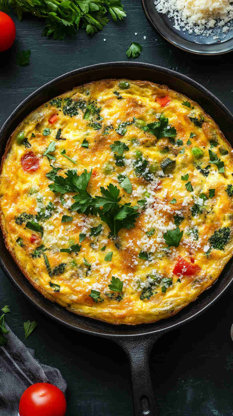 Garden Fresh Veggie Frittata