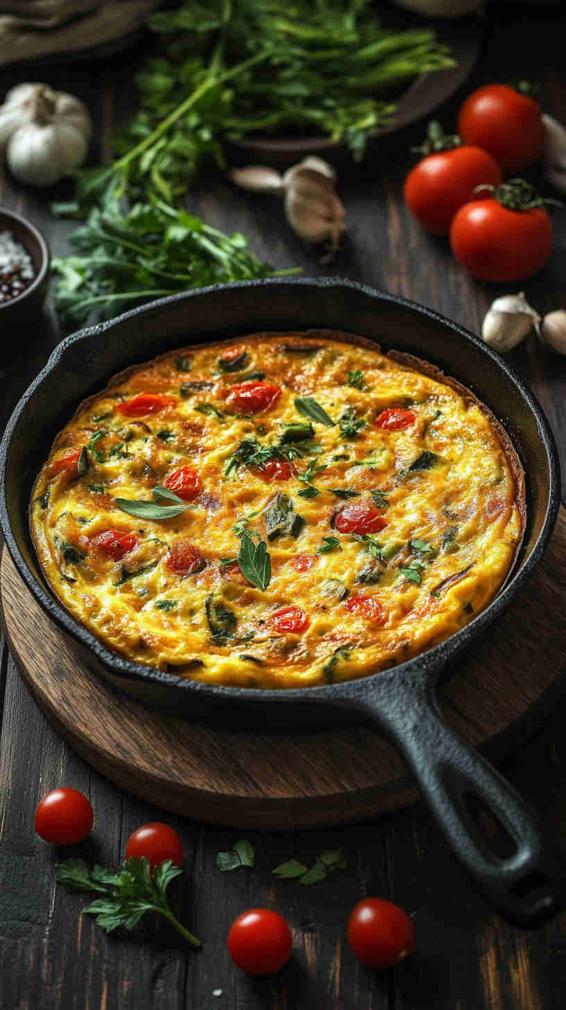 Garden Fresh Veggie Frittata