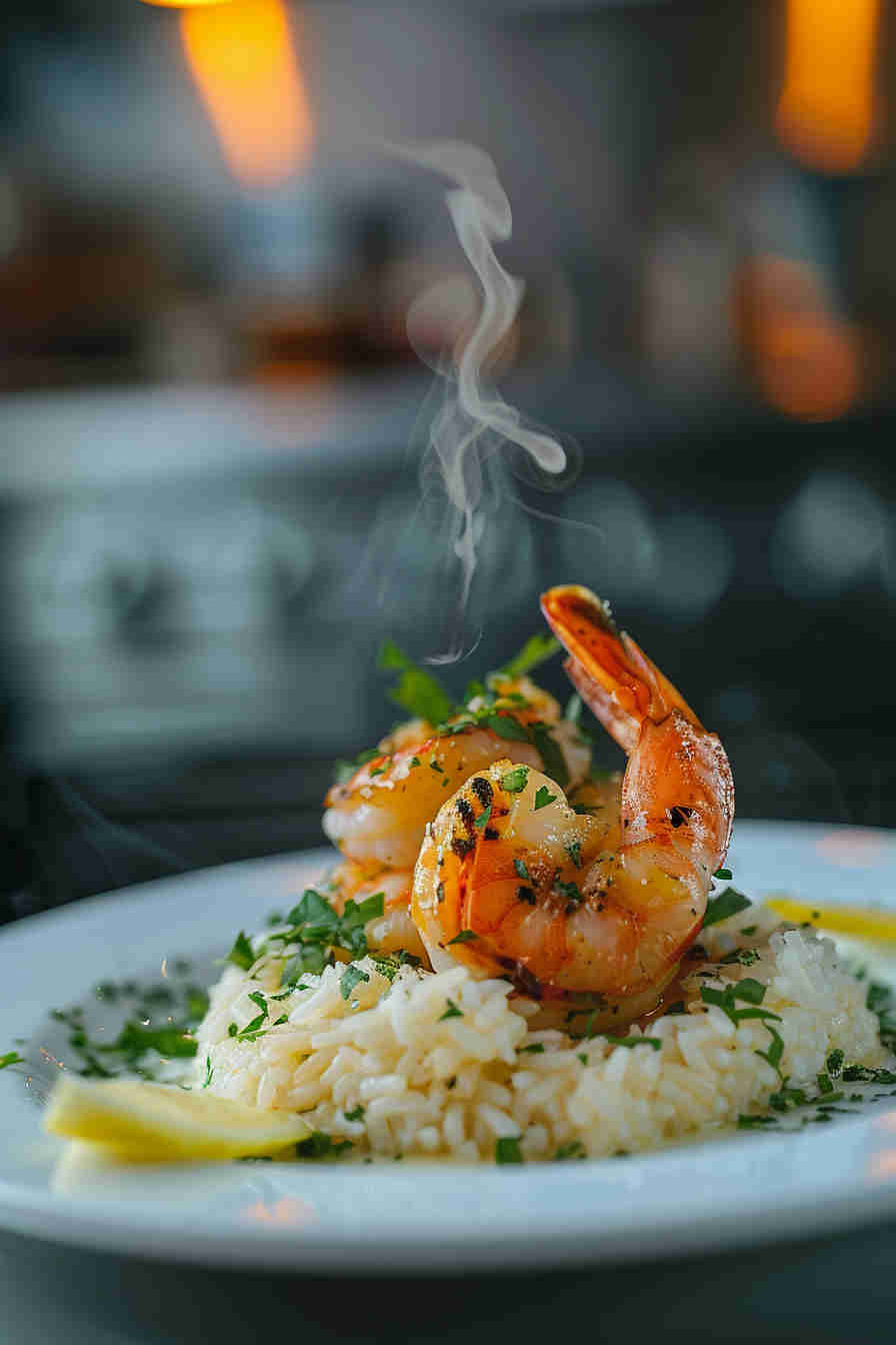 Garlic Butter Shrimp and Rice