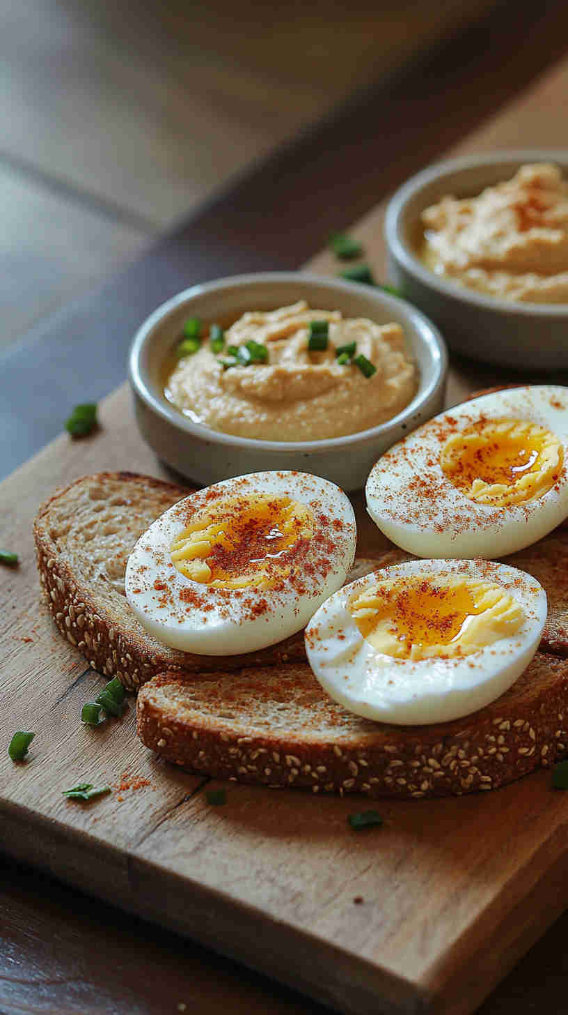 Hard-Boiled Eggs & Whole Wheat Toast