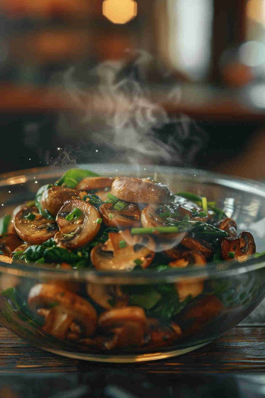 Healthy Mushroom and Spinach Stir-Fry