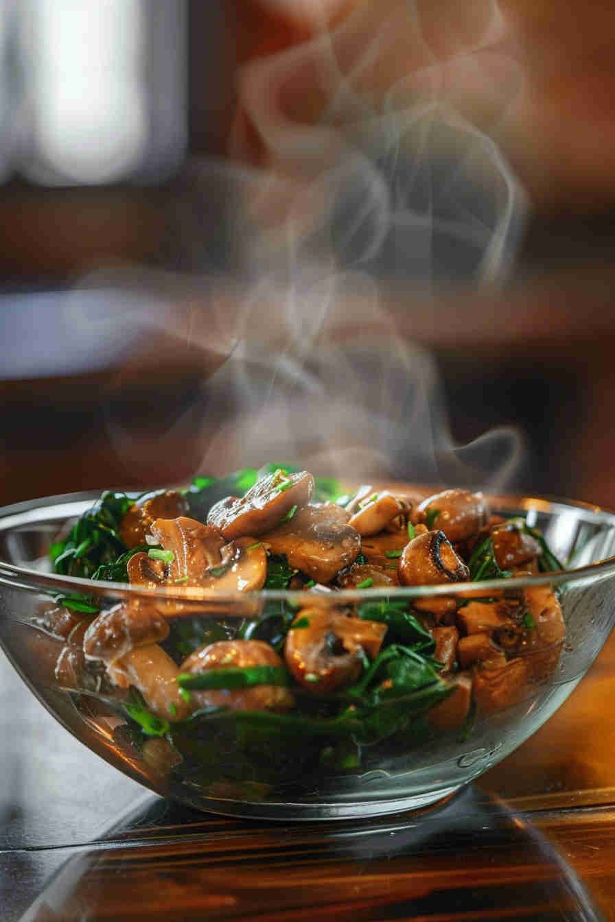 Healthy Mushroom and Spinach Stir-Fry