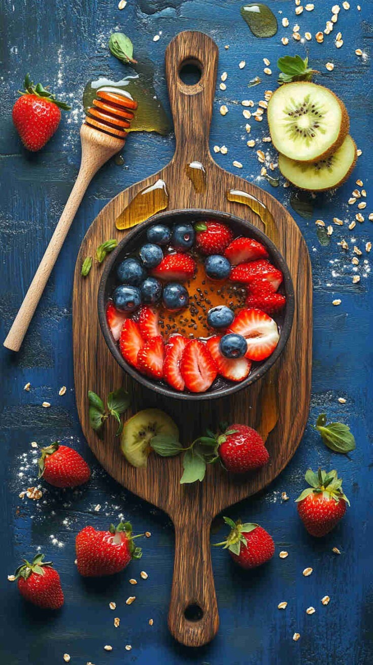 Healthy Strawberry Acai Refresher Bowl