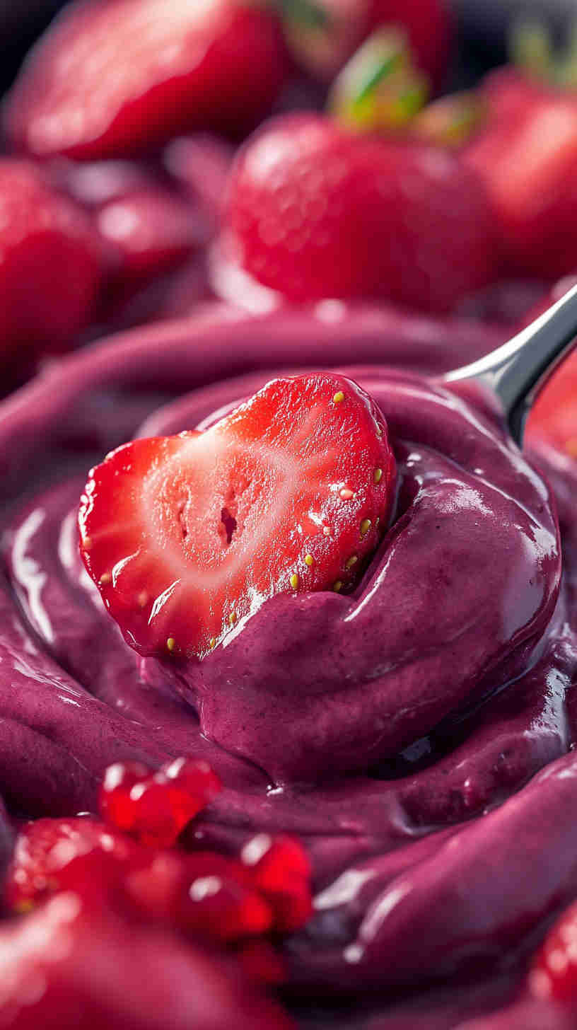 Healthy Strawberry Acai Refresher Bowl