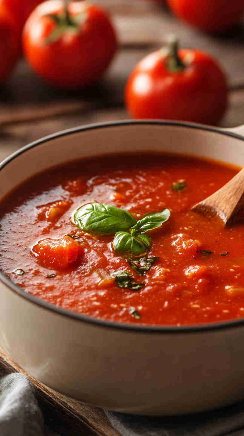 Hearty Tomato Basil Soup