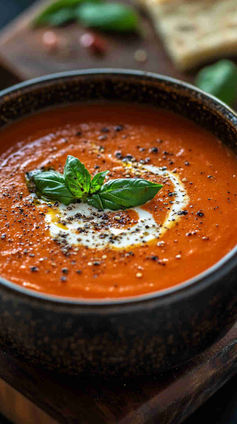 Hearty Tomato Basil Soup
