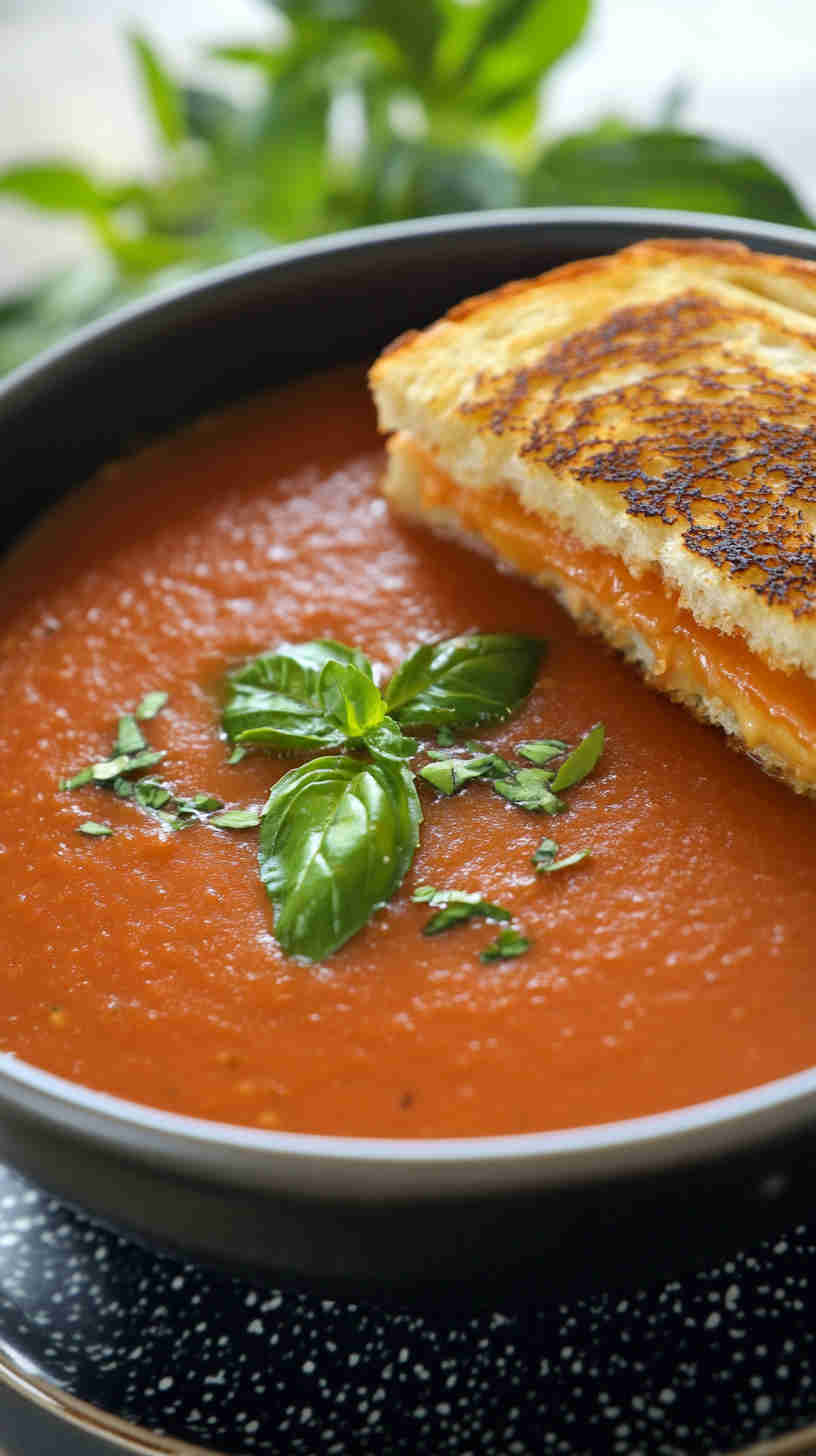Hearty Tomato Basil Soup