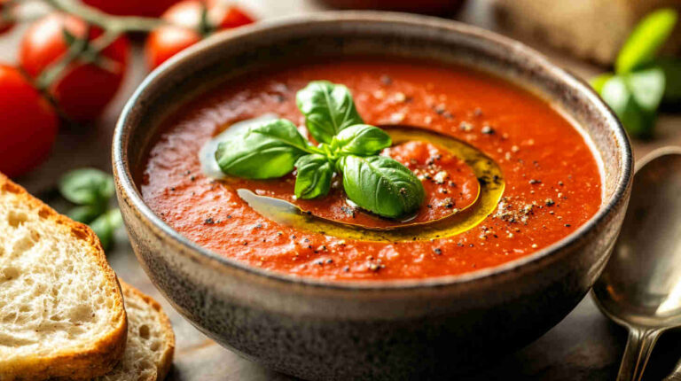 Hearty Tomato Basil Soup