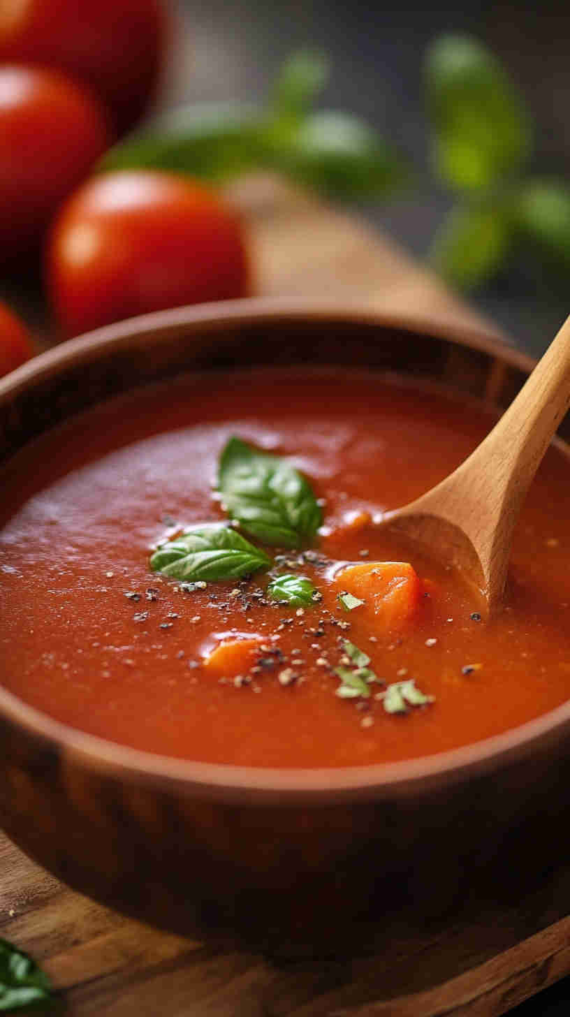 Hearty Tomato Basil Soup