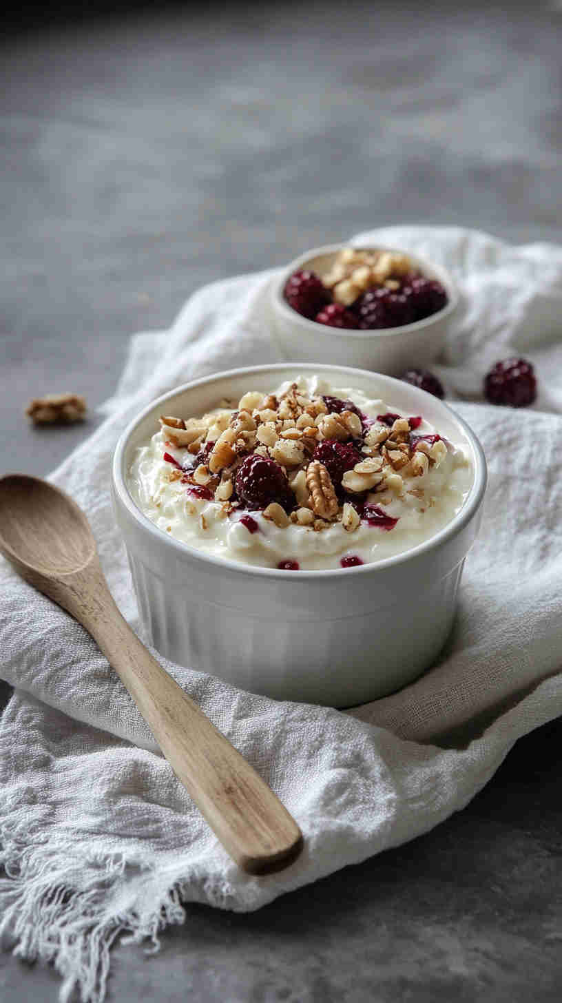 High-Protein Greek Yogurt & Berry Bowl
