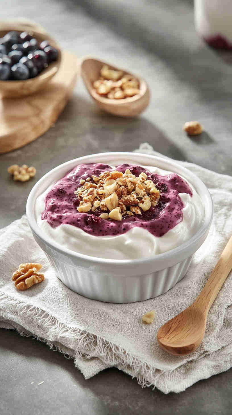 High-Protein Greek Yogurt & Berry Bowl