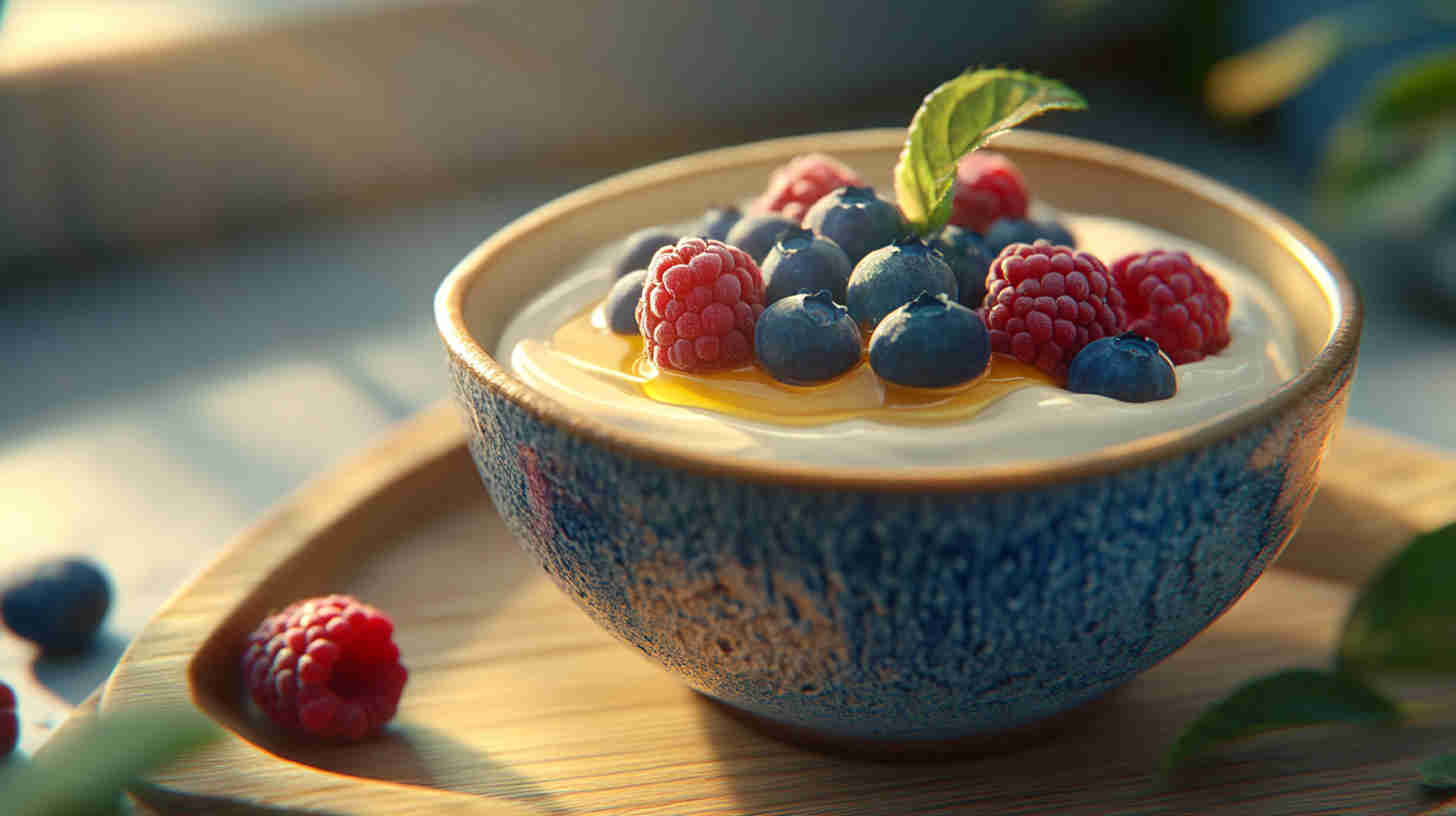 High-Protein Greek Yogurt & Berry Bowl