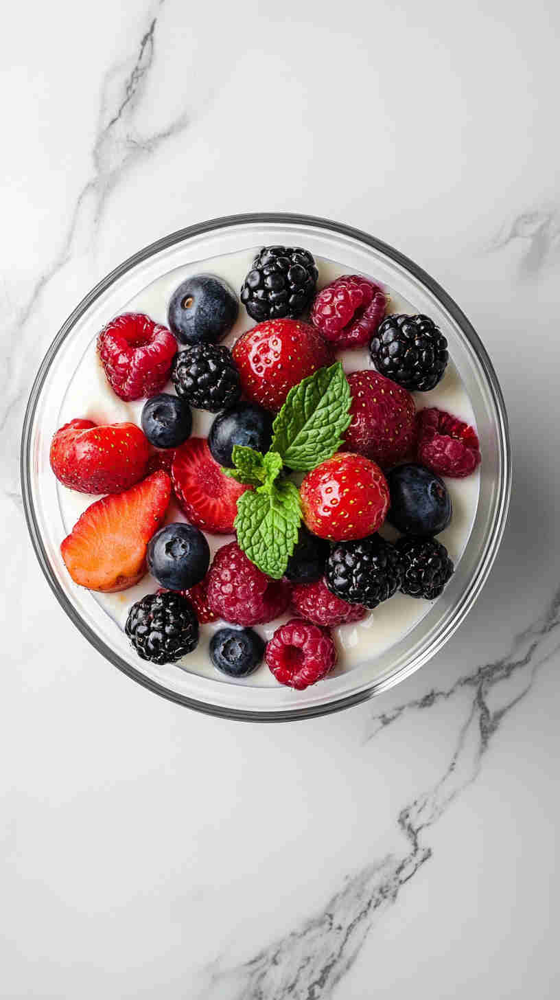 High-Protein Greek Yogurt & Berry Bowl