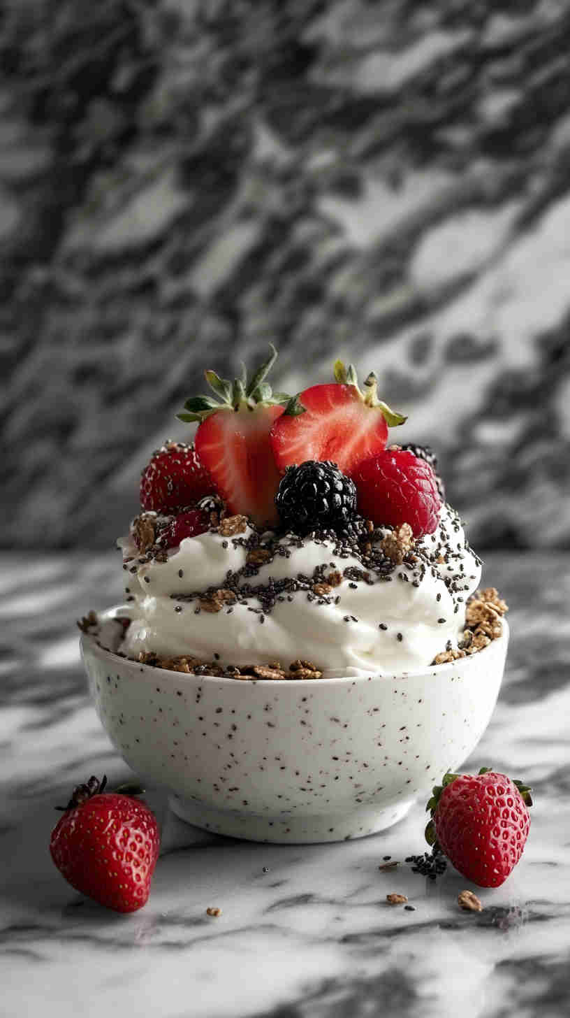 High-Protein Greek Yogurt & Berry Bowl