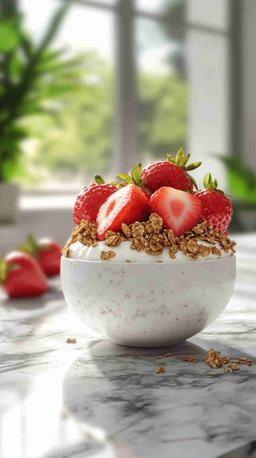High-Protein Greek Yogurt & Berry Bowl