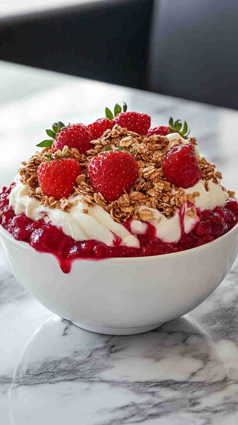 High-Protein Greek Yogurt & Berry Bowl