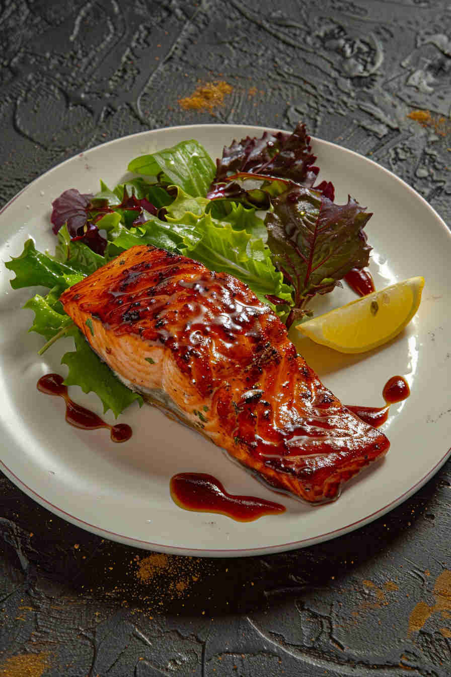 Honey Garlic Glazed Salmon