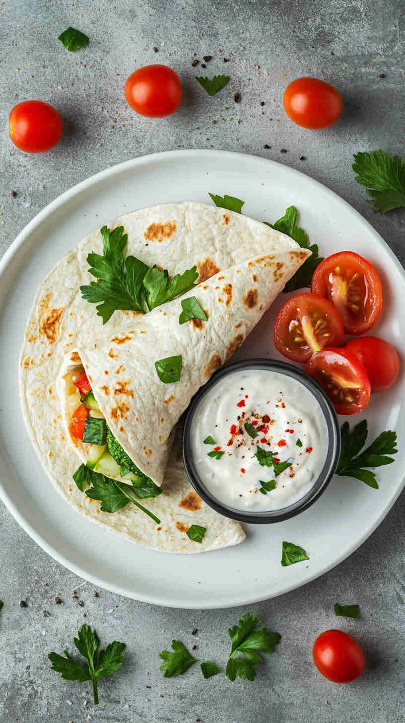 Hummus & Veggie Wrap