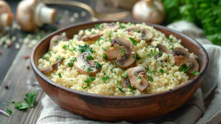 Keto Mushroom Cauliflower Rice