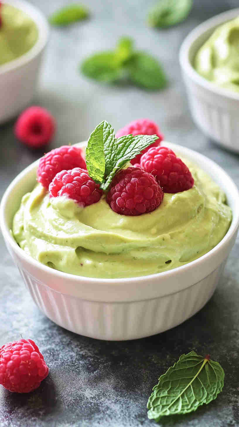 Light and Creamy Avocado Mousse