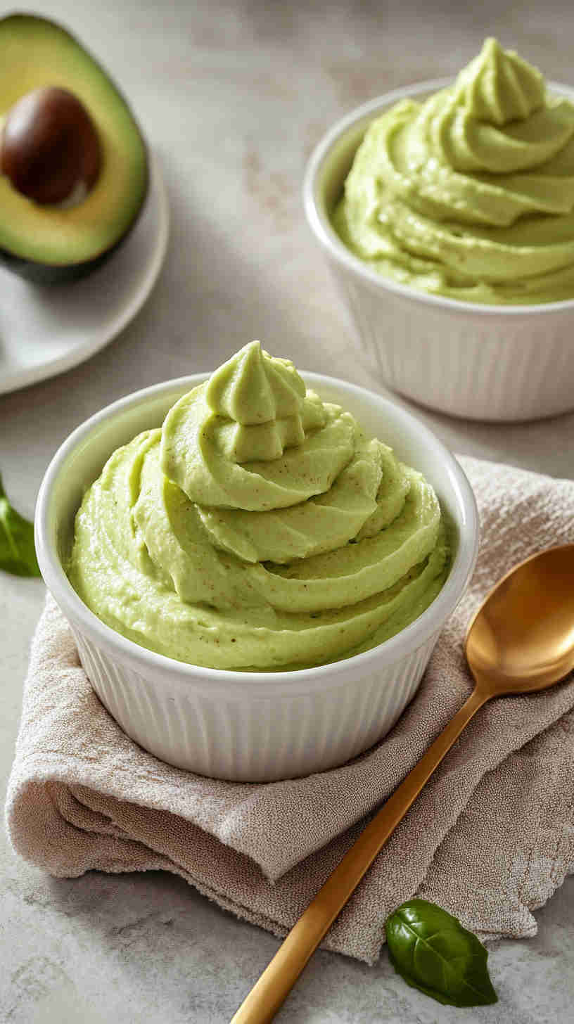 Light and Creamy Avocado Mousse
