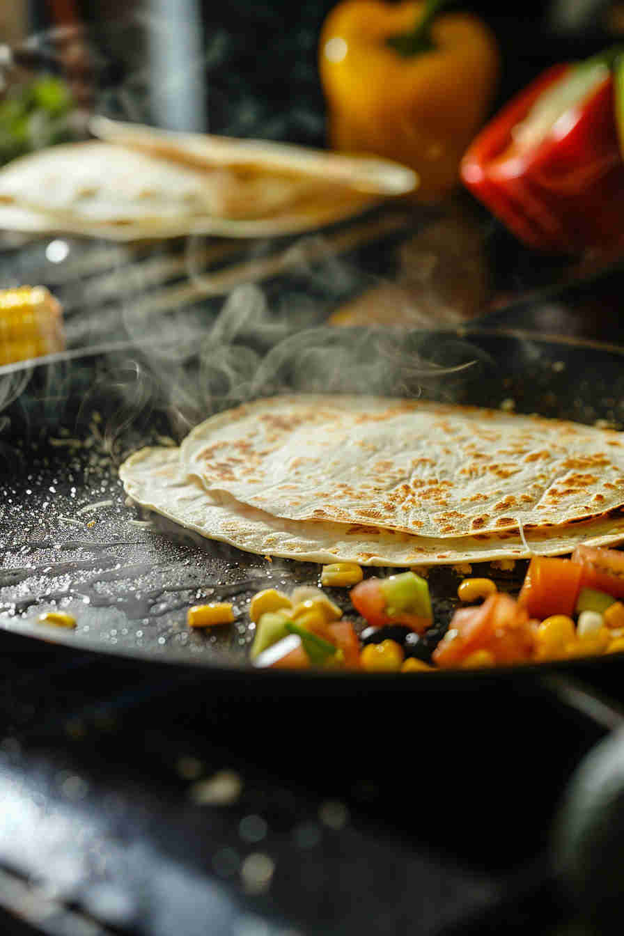 Loaded Veggie Quesadillas